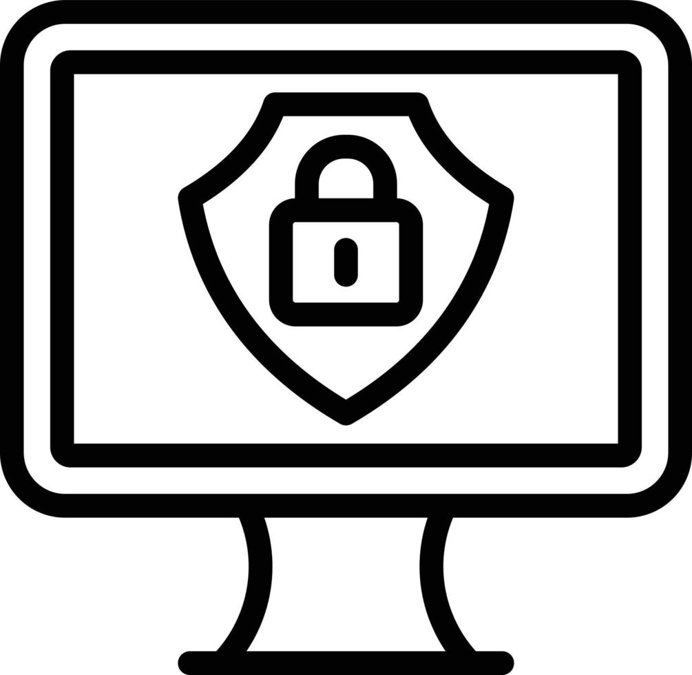 Vector Design Cyber Security Icon Style