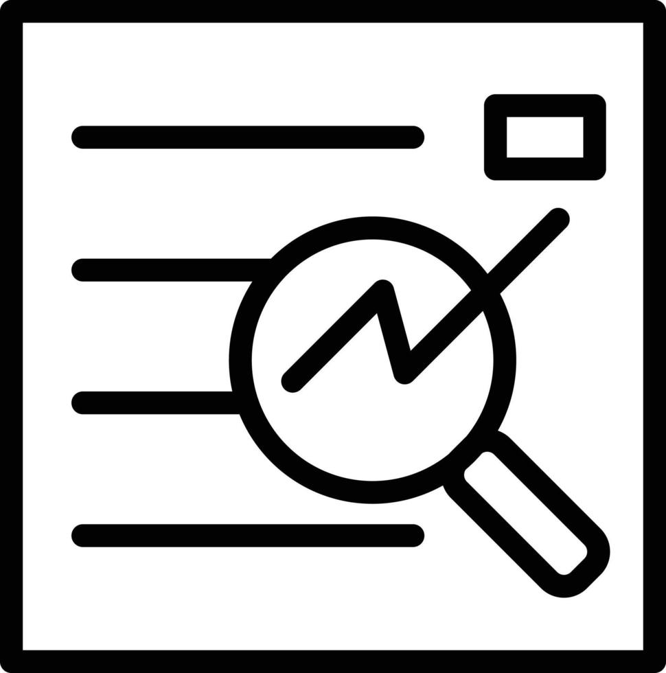 Research Vector Icon Style