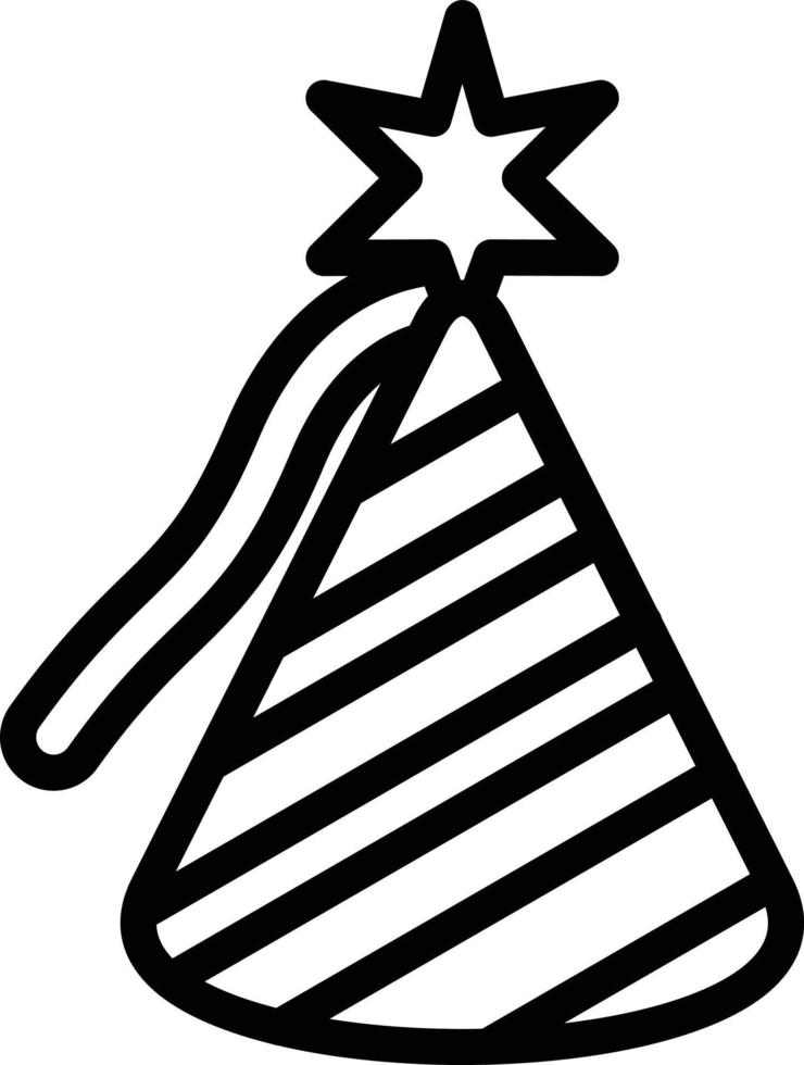 Party Hat Vector Icon Style