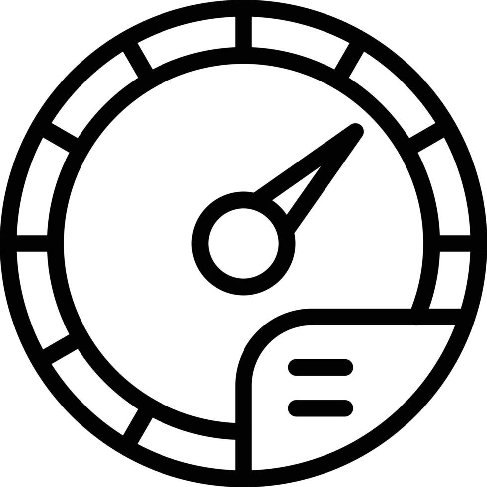 Speedometer Vector Icon Style