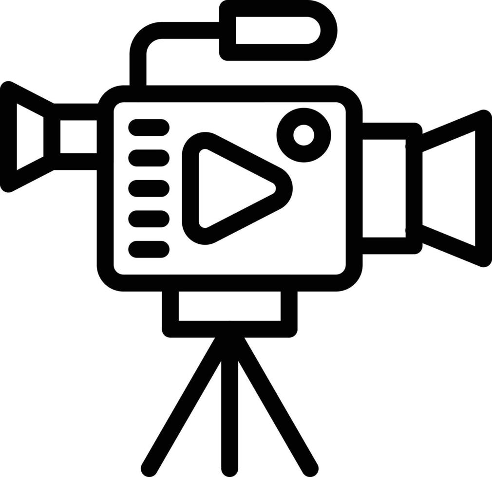 Vector Design Video Camera Icon Style