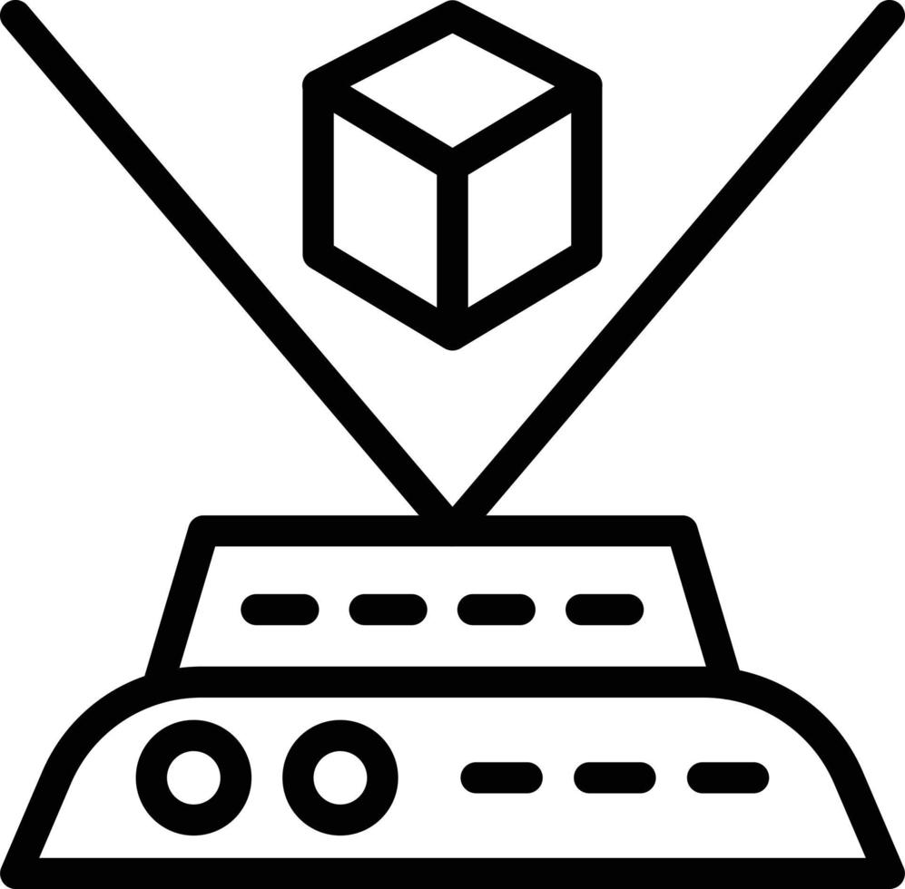Vector Design Holographic Icon Style