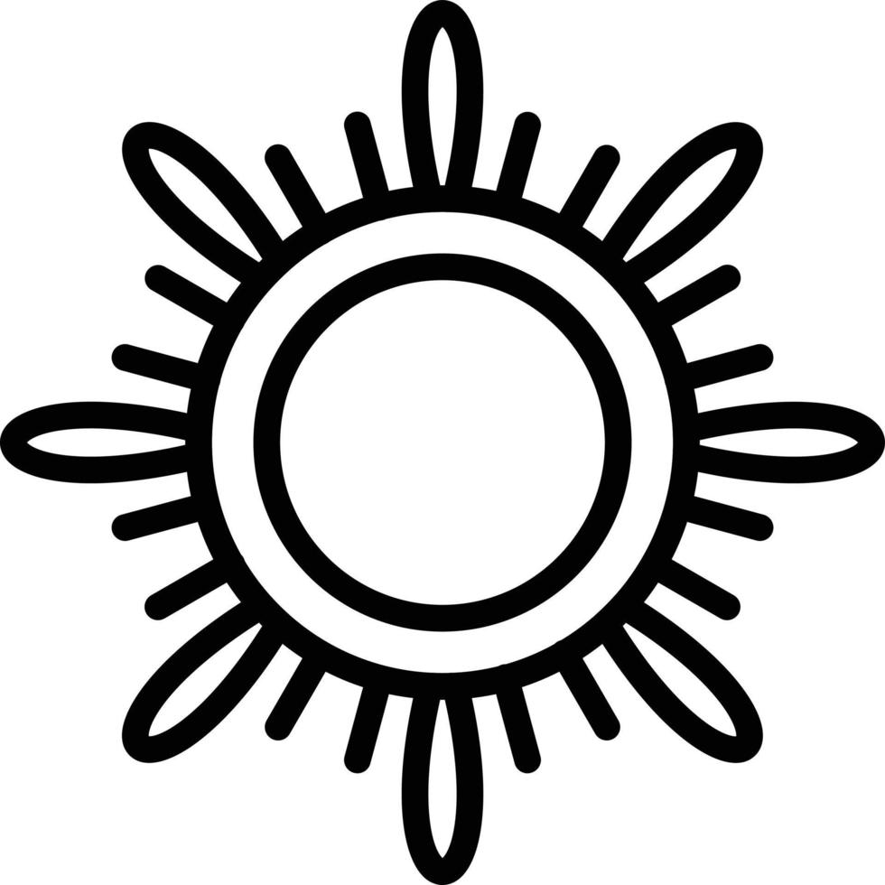 Vector Design Sun Icon Style