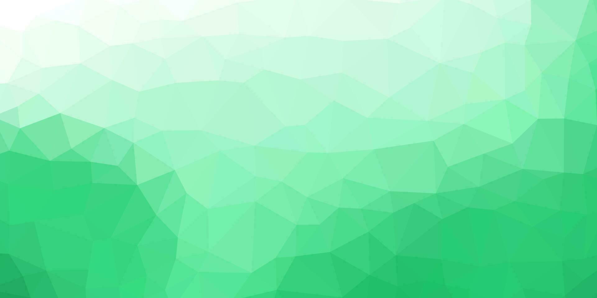 abstract triangles green background. vector illustration.