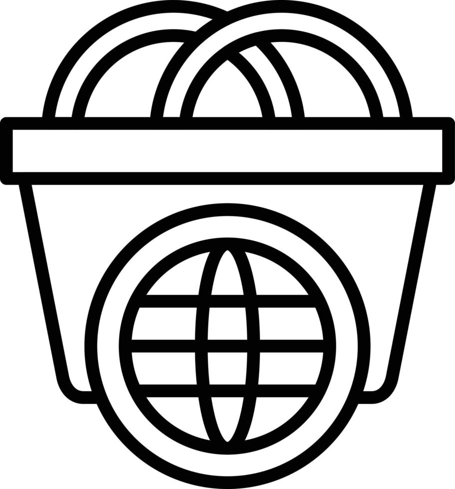 Vector Design Worldwide Shopping Icon Style