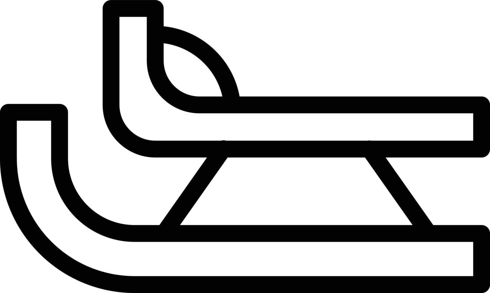 Vector Design Sled Icon Style