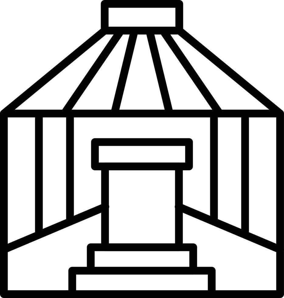 Vector Design Yurt Icon Style