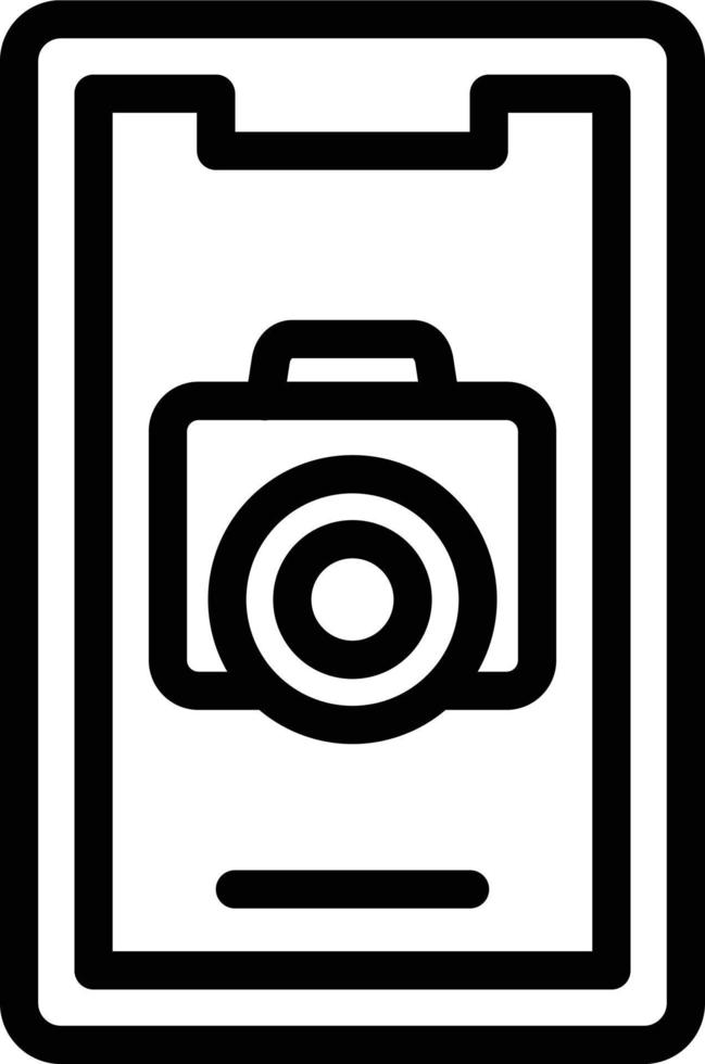 Vector Design Mobile Camera Icon Style