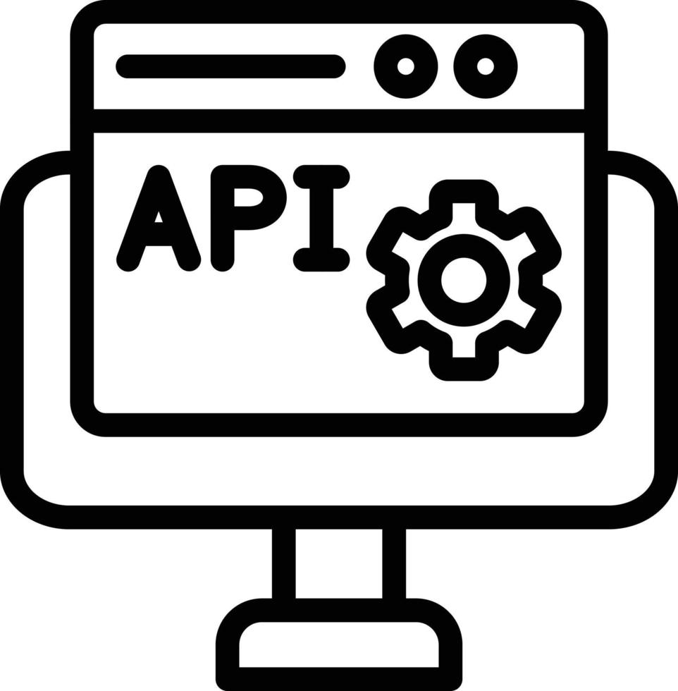 Vector Design Web API Icon Style