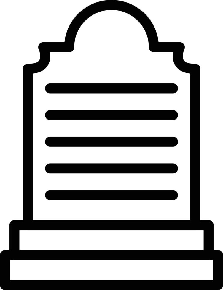 Grave Vector Icon Style