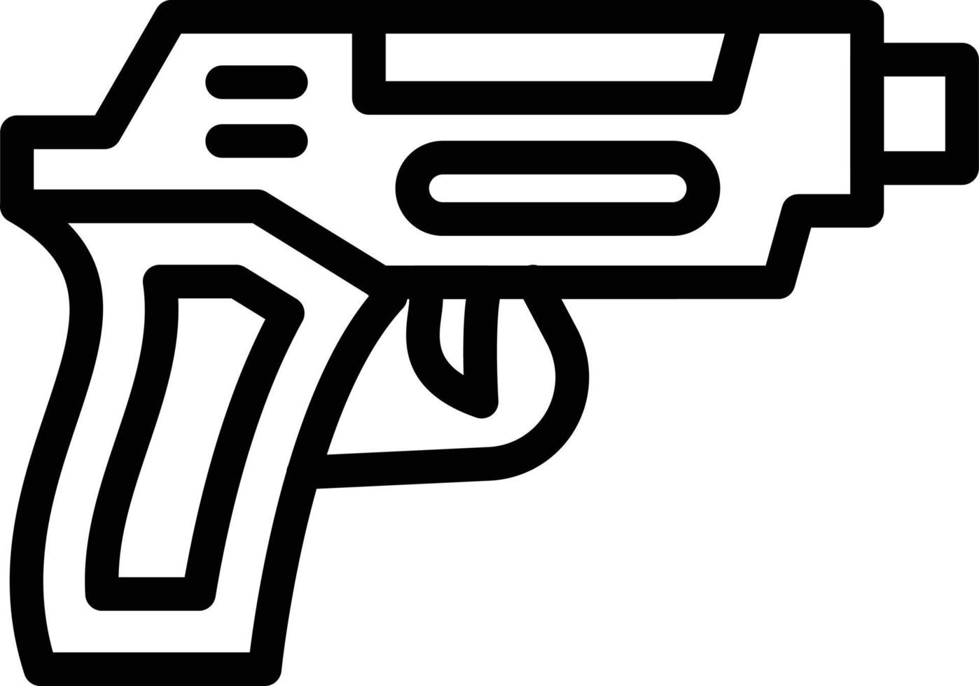 pistola vector icono estilo