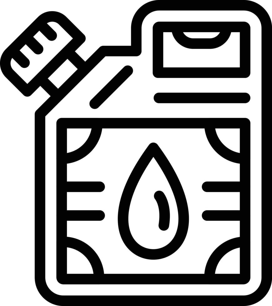 Oil Canister Vector Icon Style