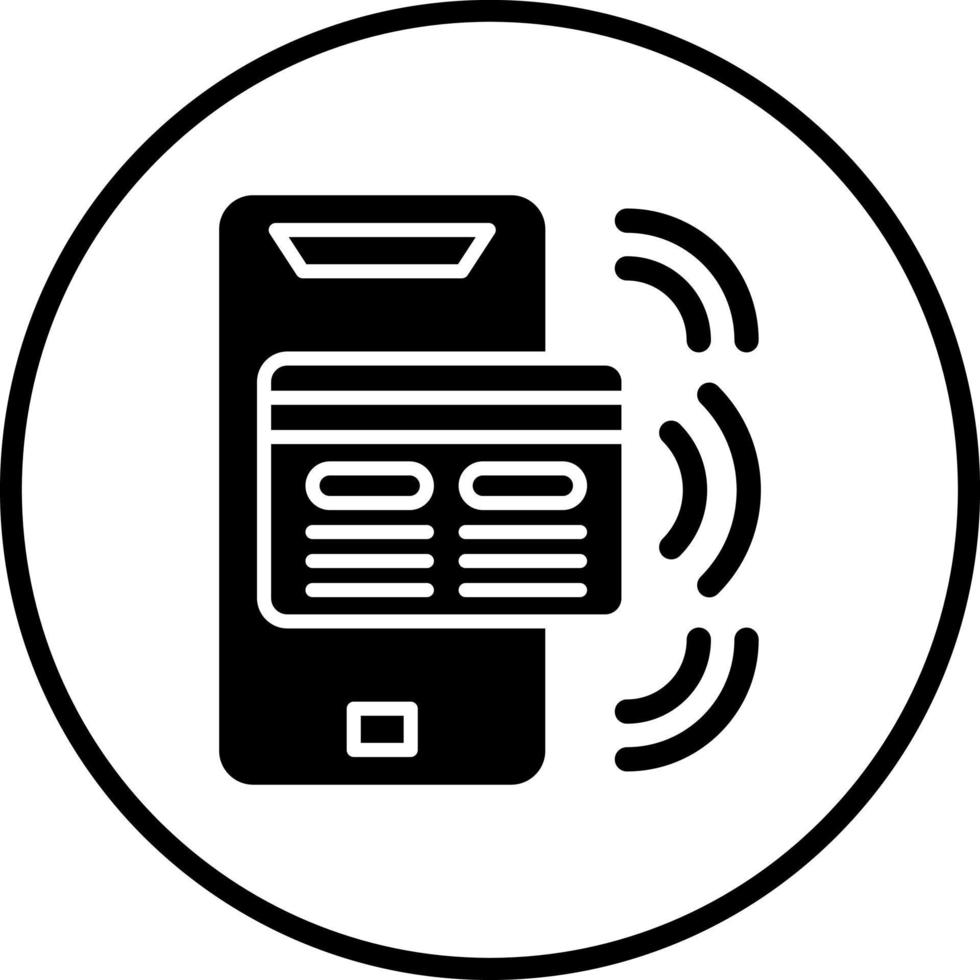 Contactless Payment Vector Icon Style