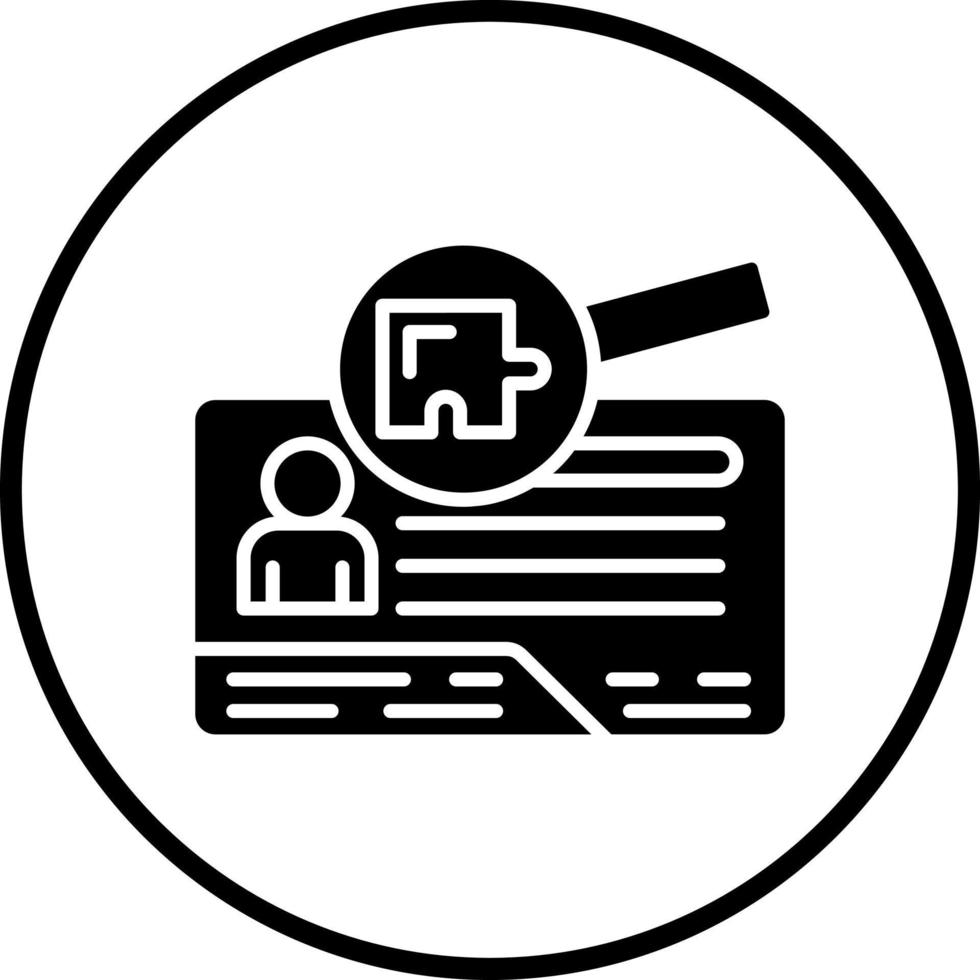 De Identification Vector Icon Style