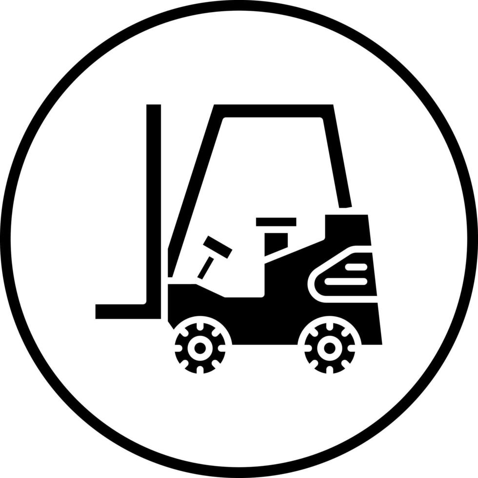 Forklift Vector Icon Style