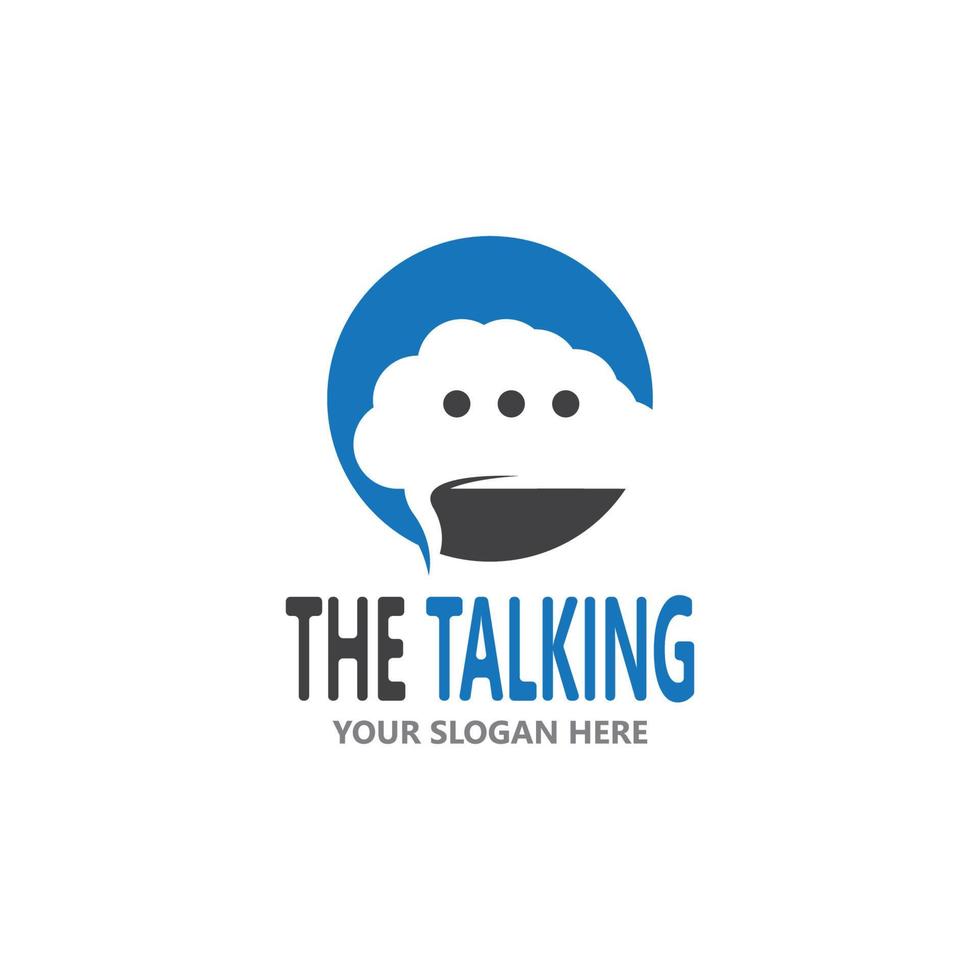 Chat Talking Logo And Symbol Vector Template
