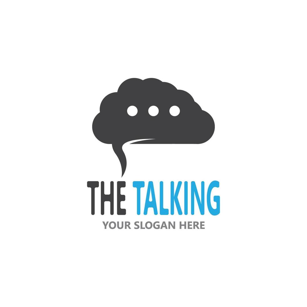 Chat Talking Logo And Symbol Vector Template