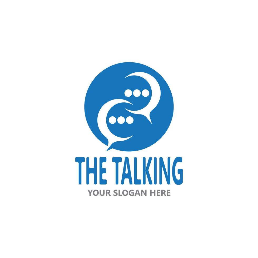 Chat Talking Logo And Symbol Vector Template