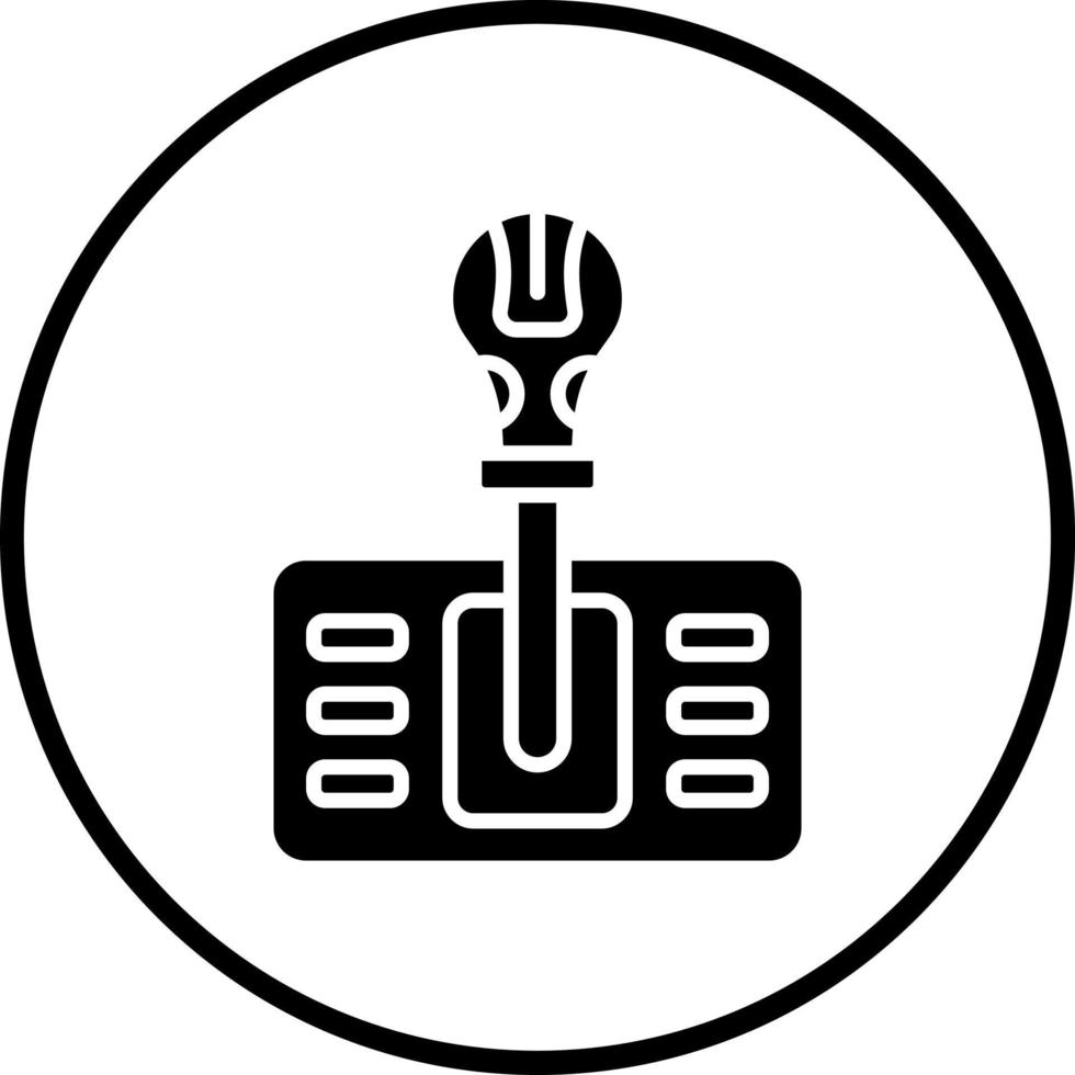 Gearshift Vector Icon Style