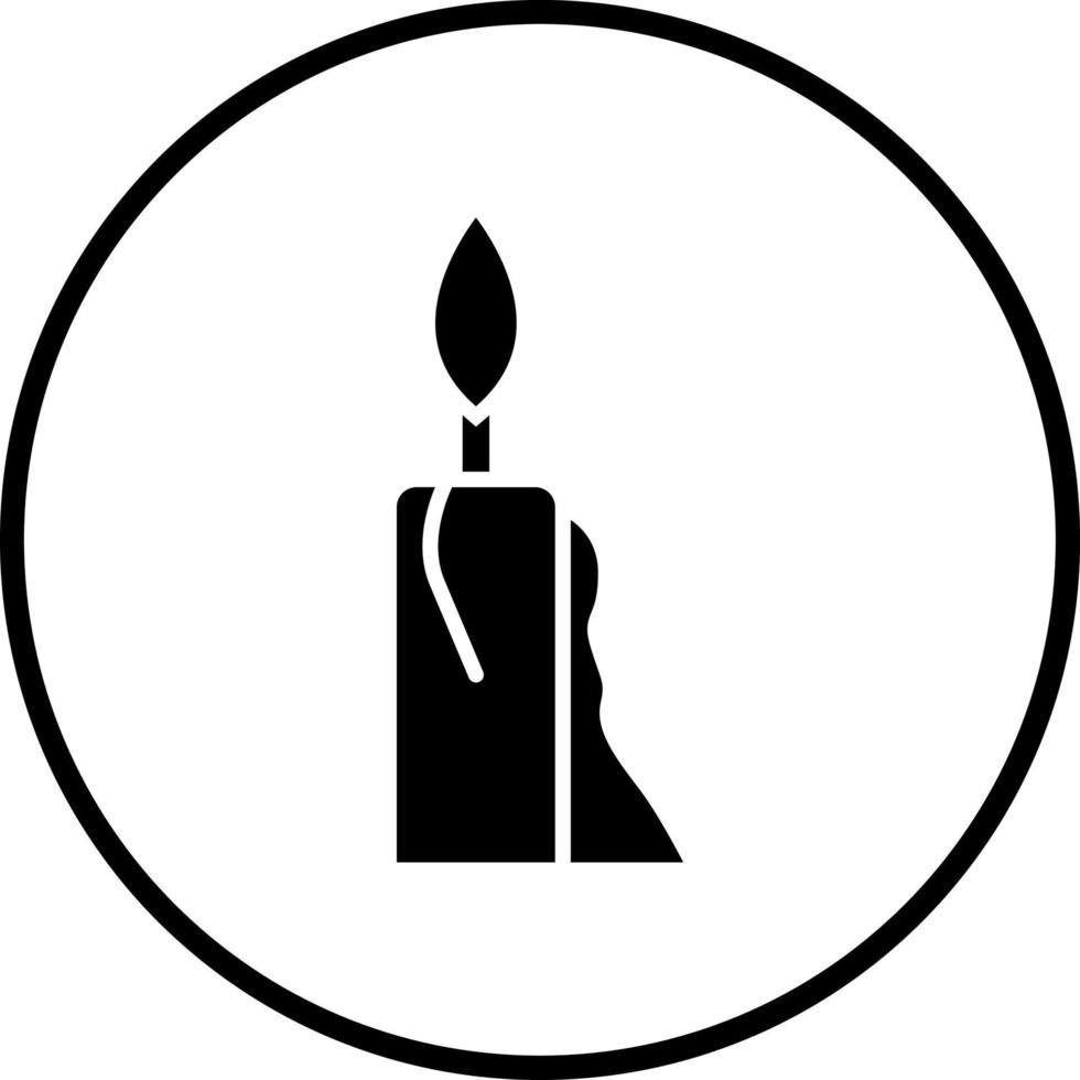 Candles Vector Icon Style