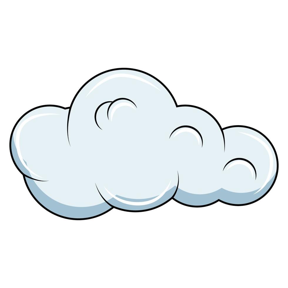 cute cloud cartoon illustration graphic vector