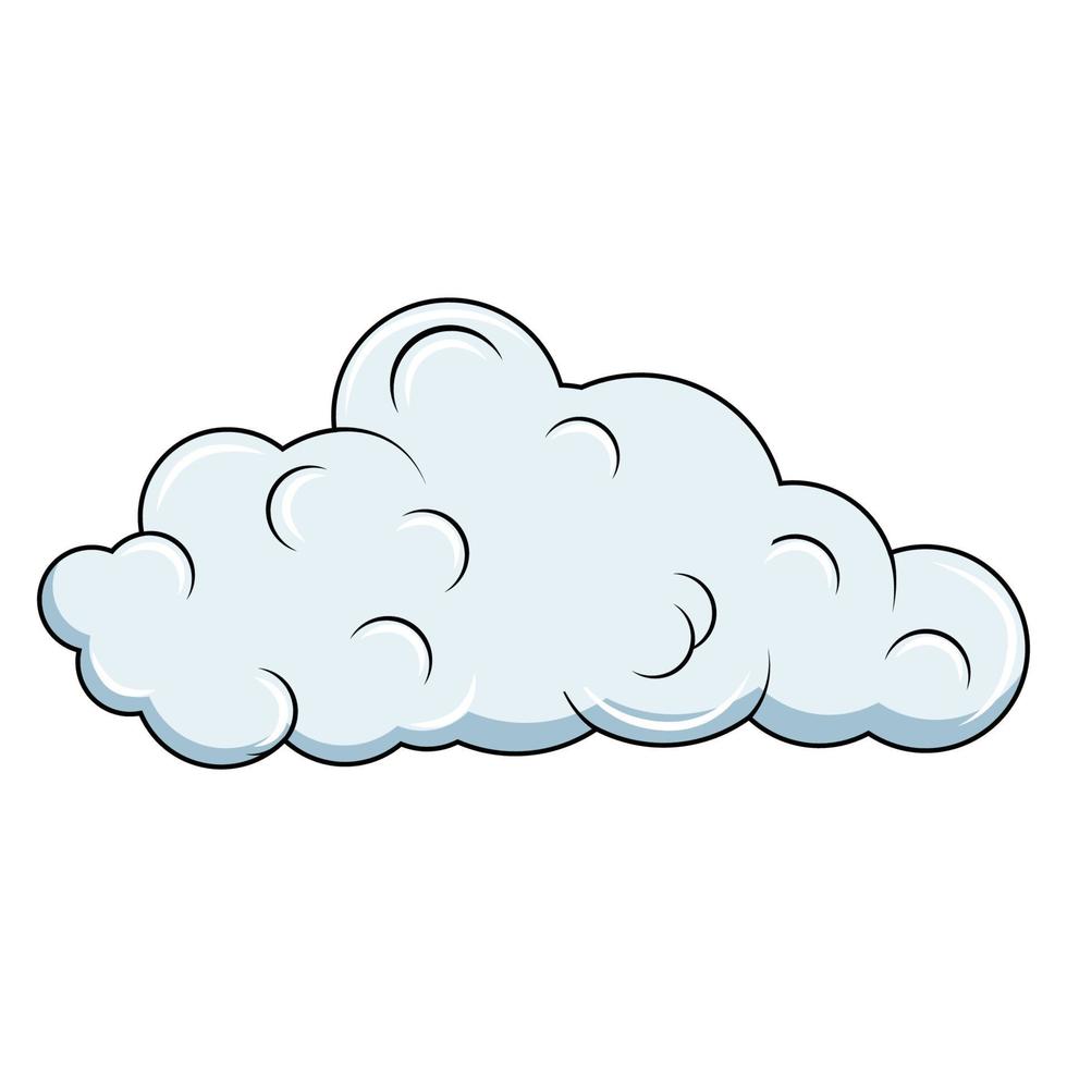 cute cloud cartoon illustration graphic vector