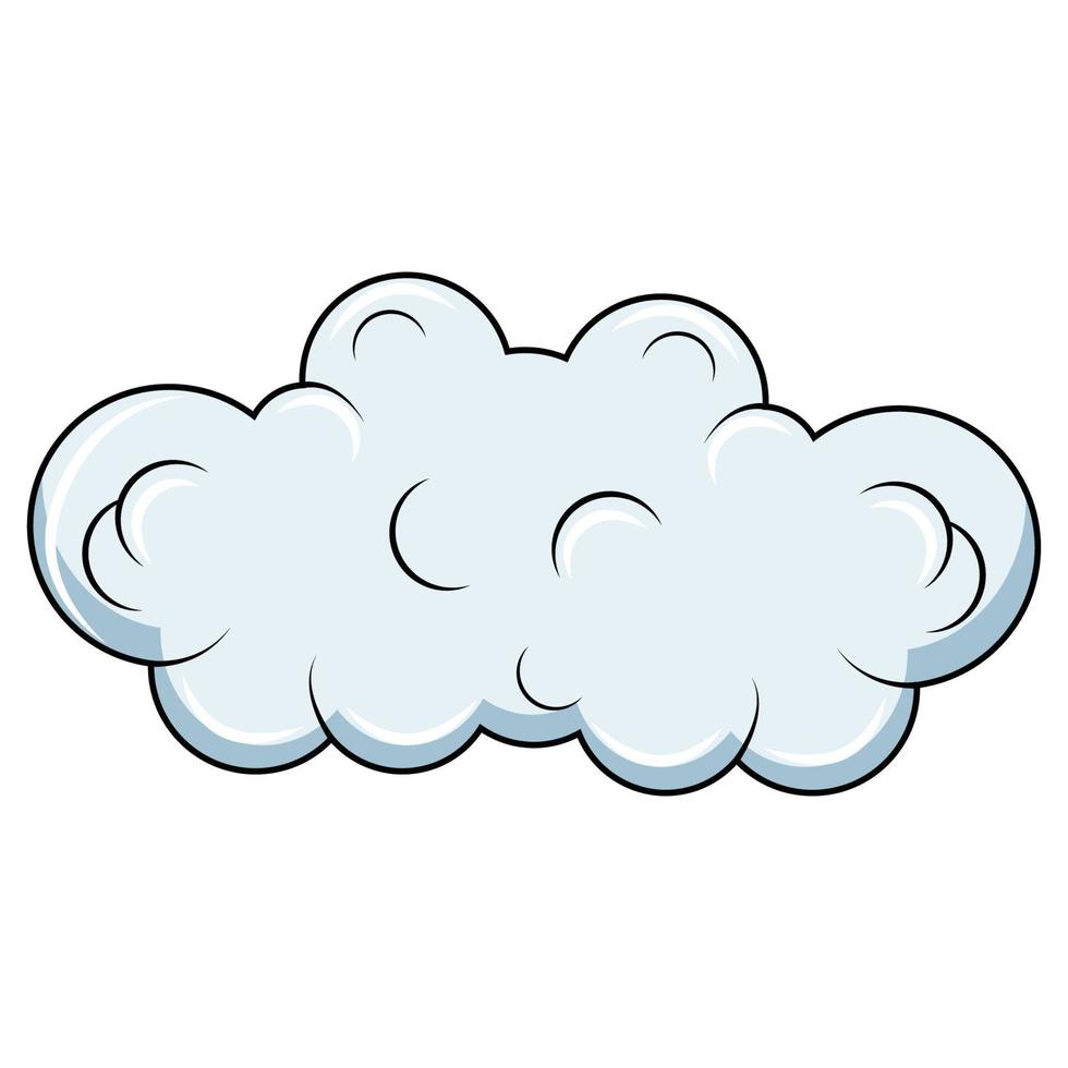 cute cloud cartoon illustration graphic vector