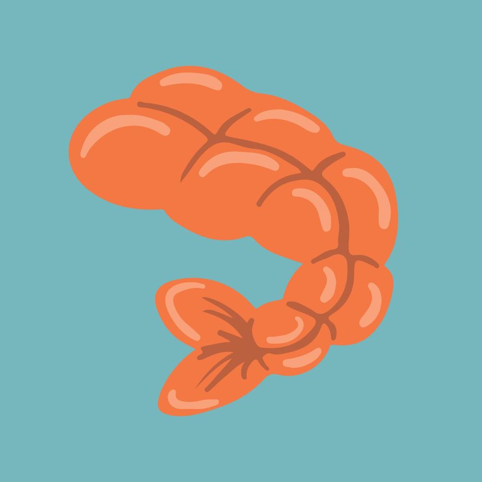 Shrimp meat ,good for graphic design resource. vector