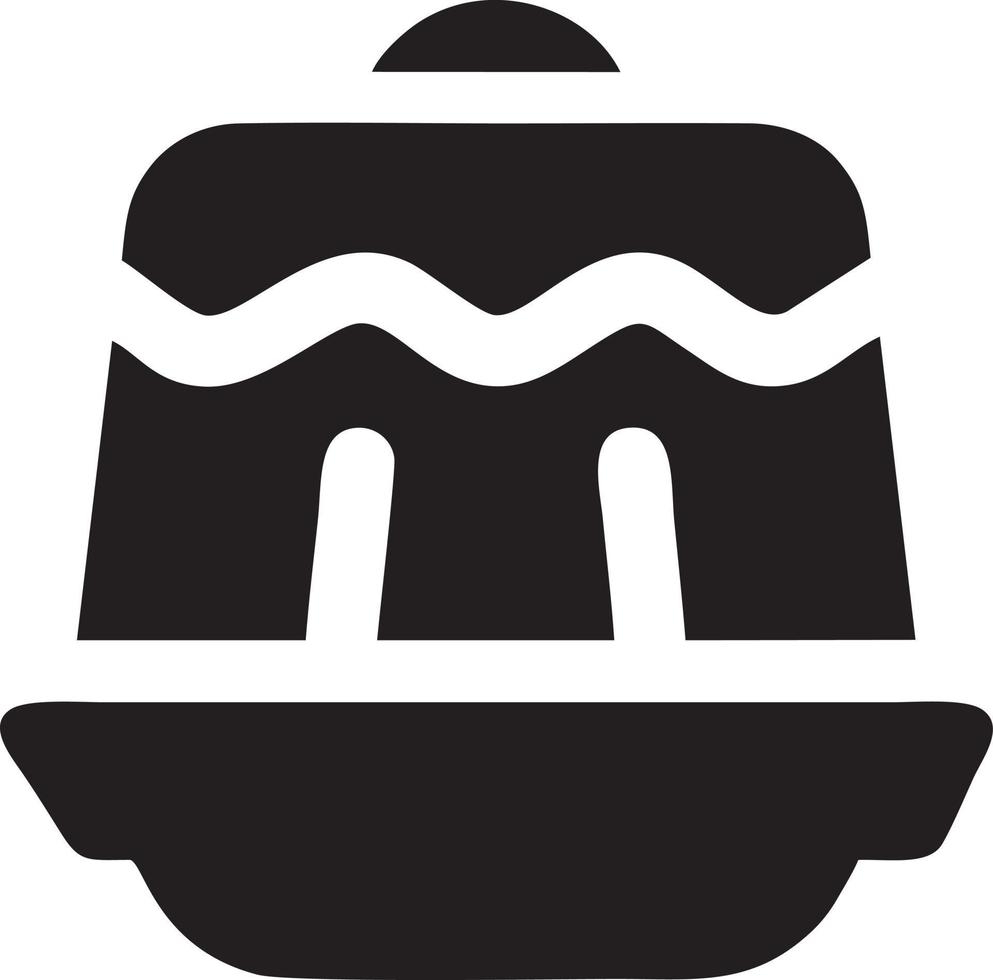 Cake icon symbol vector image. Illustration of the bakery birthday isolated design image. EPS 10
