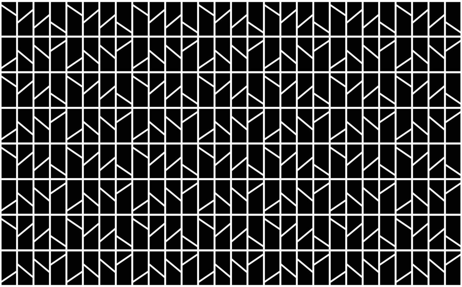 Black colored tiled pattern with white lines. Suitable for prints, wallpaper, cover, and banner. vector