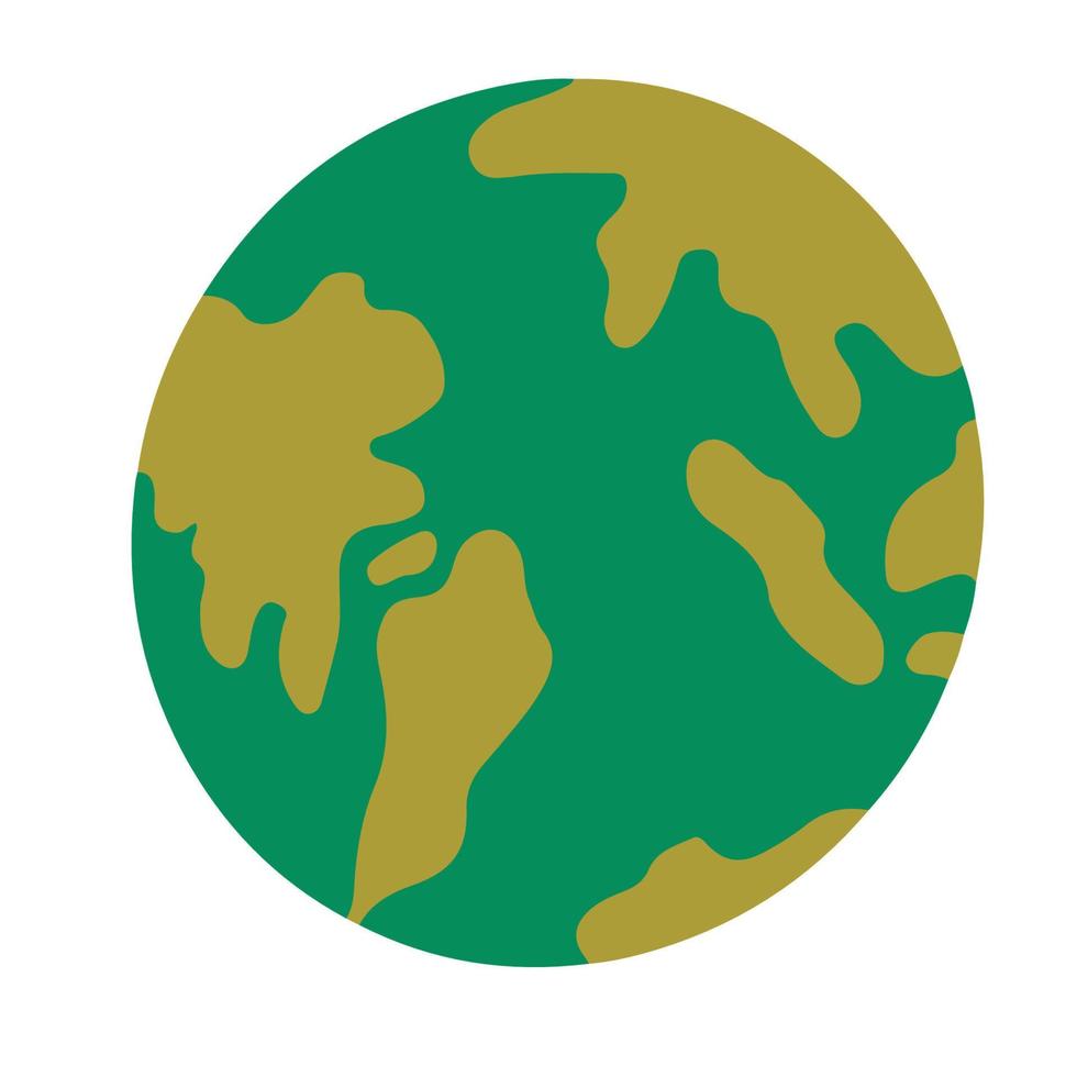 green planet, good for graphic design resource vector