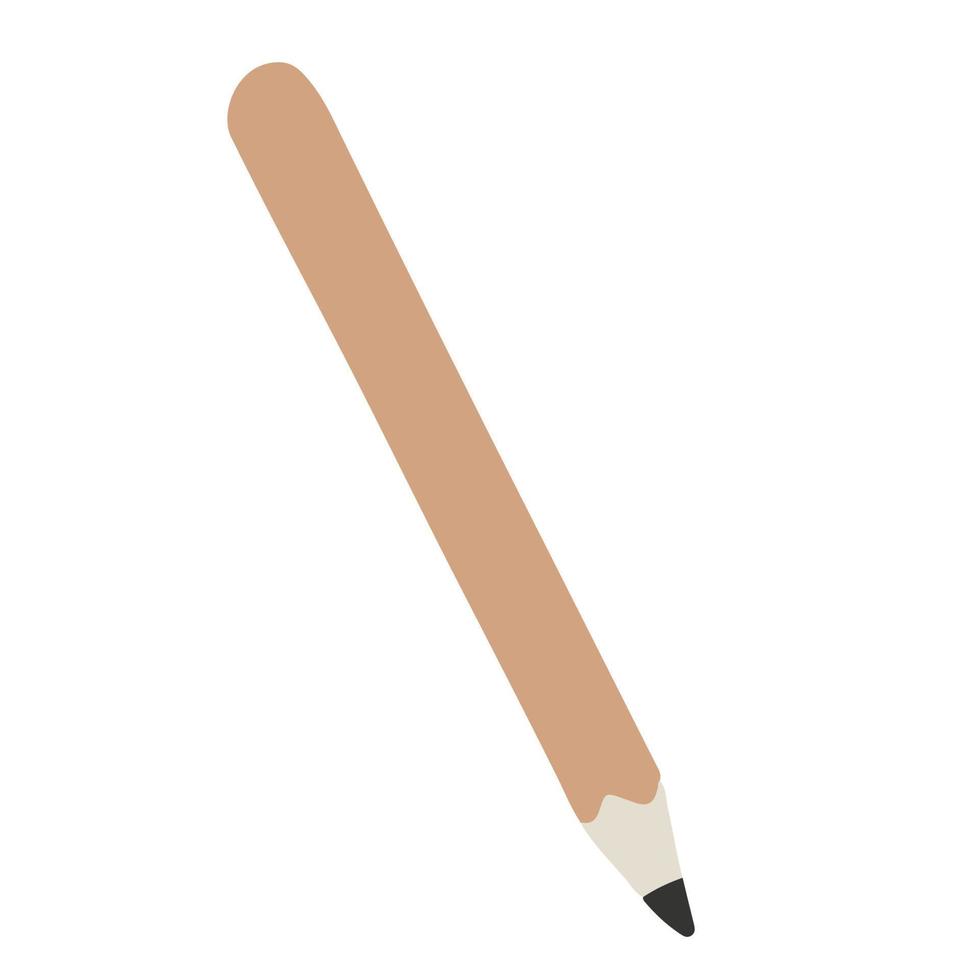 Wooden Pencil ,good for graphic design resource for world art day events vector