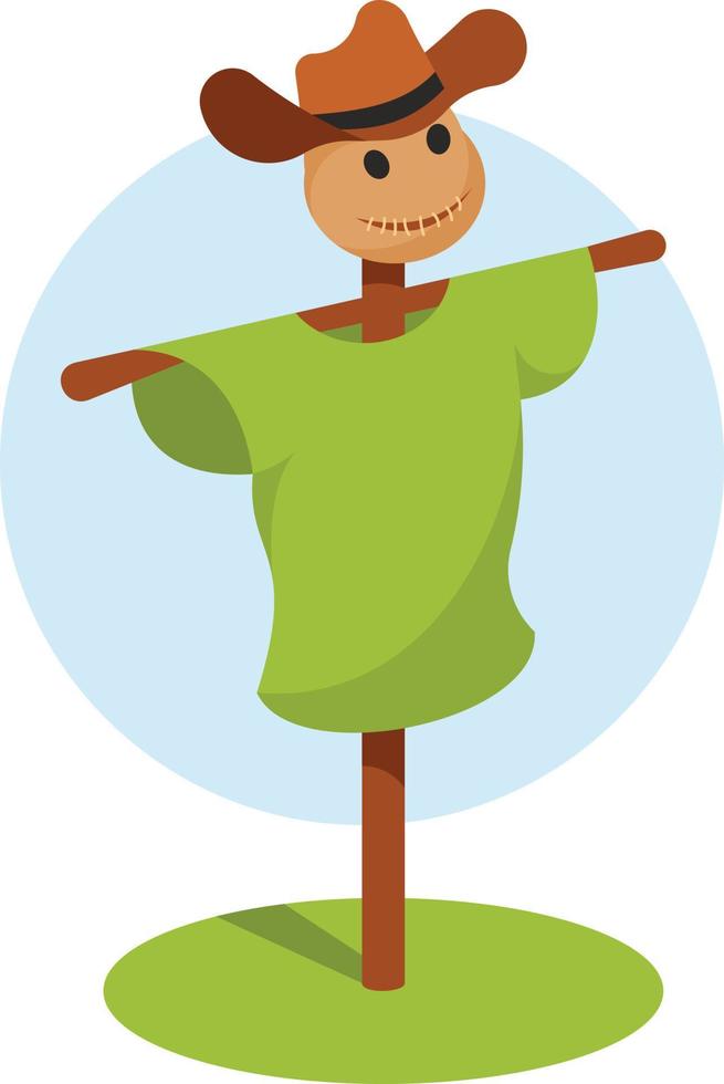 A Scarecrow, Vector Clip Art