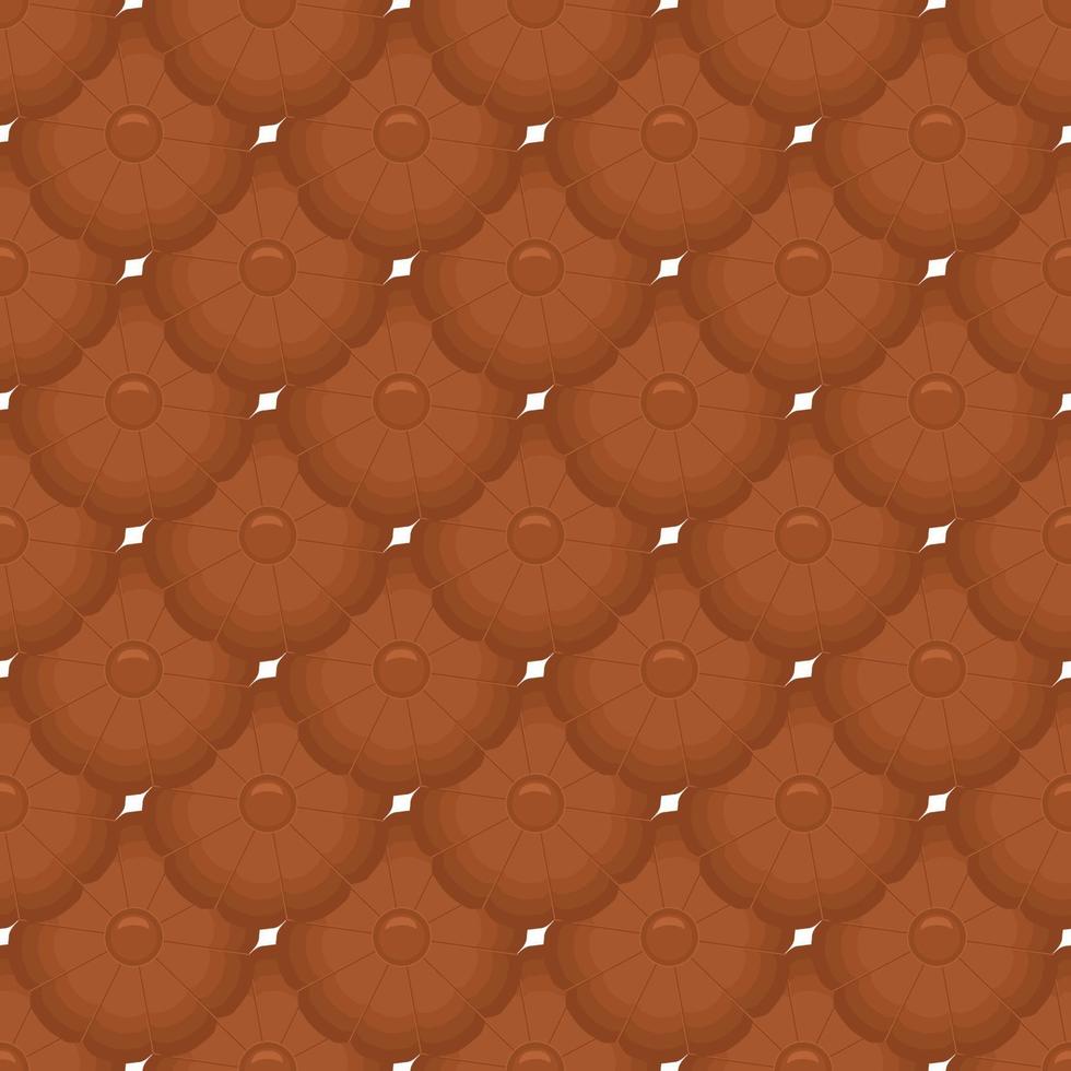 Pattern homemade cookie different taste in pastry biscuit vector