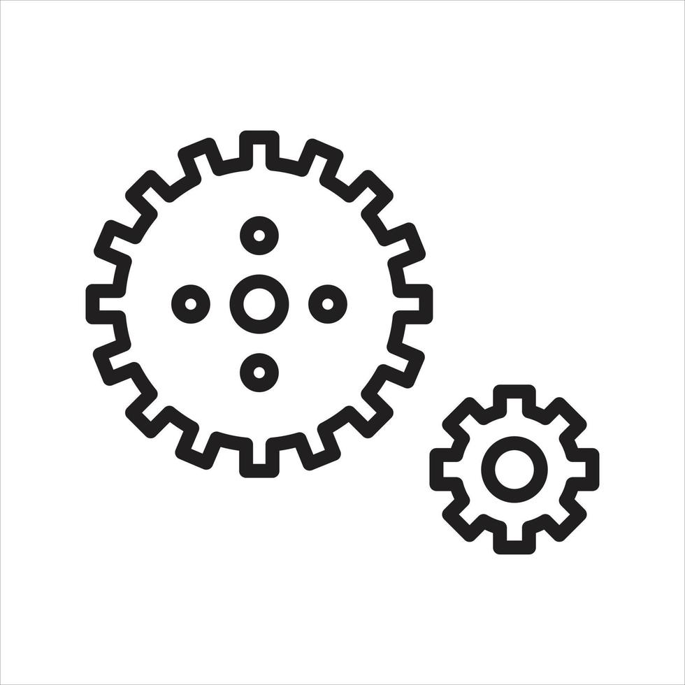 Gear illustration vector