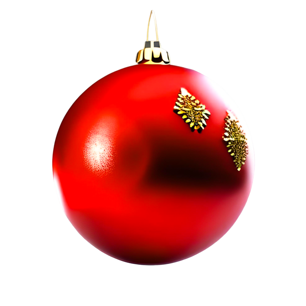 Red Christmas Ball png