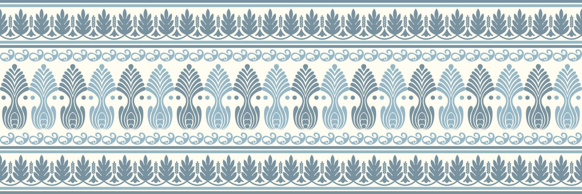 Ethnic pattern. Bandana Print. Silk neck scarf or kerchief. Design for Saree, Patola, Sari, Dupatta, textile. Tile patterns. Aztec style. Floral vintage. Bohemian Indian motif style. Clothing. Vector. vector