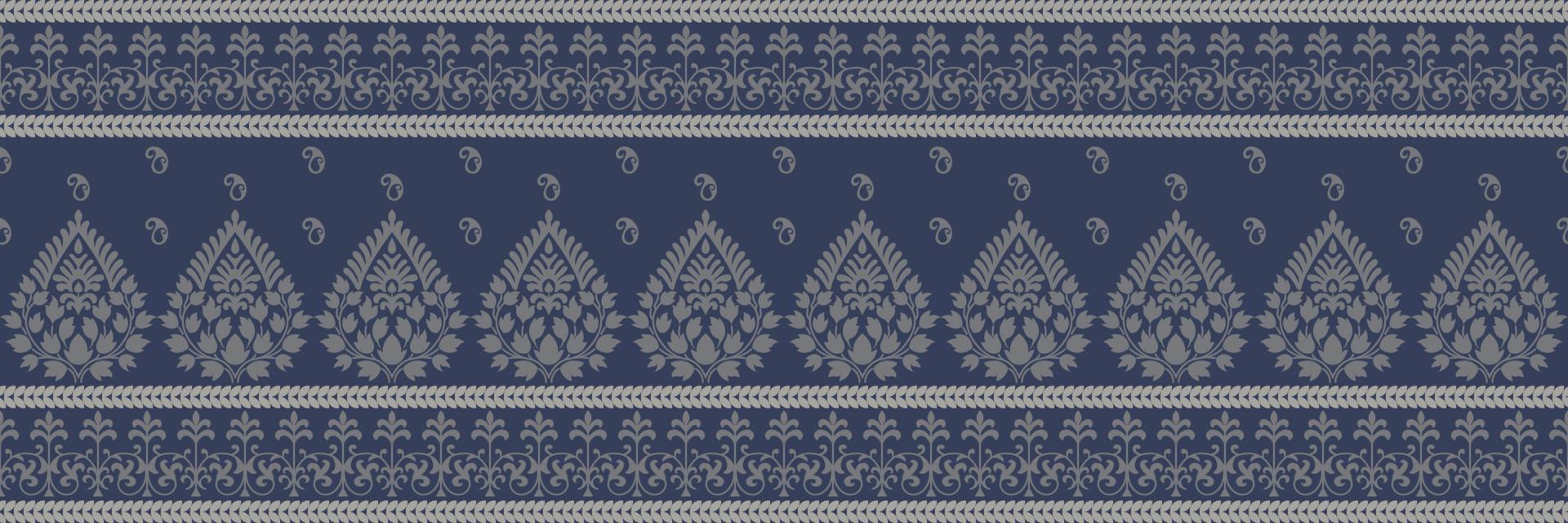 étnico modelo. pañuelo impresión. seda cuello bufanda o pañuelo. diseño para sari, patola, sari, dupatta, textil. loseta patrones. azteca estilo. floral antiguo. bohemio indio motivo estilo. ropa. vector. vector