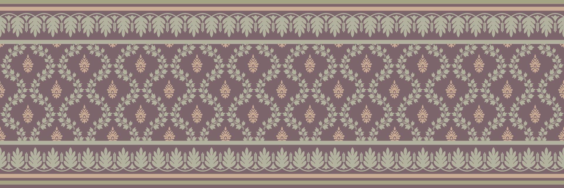 Ethnic pattern. Bandana Print. Silk neck scarf or kerchief. Design for Saree, Patola, Sari, Dupatta, textile. Tile patterns. Aztec style. Floral vintage. Bohemian Indian motif style. Clothing. Vector. vector