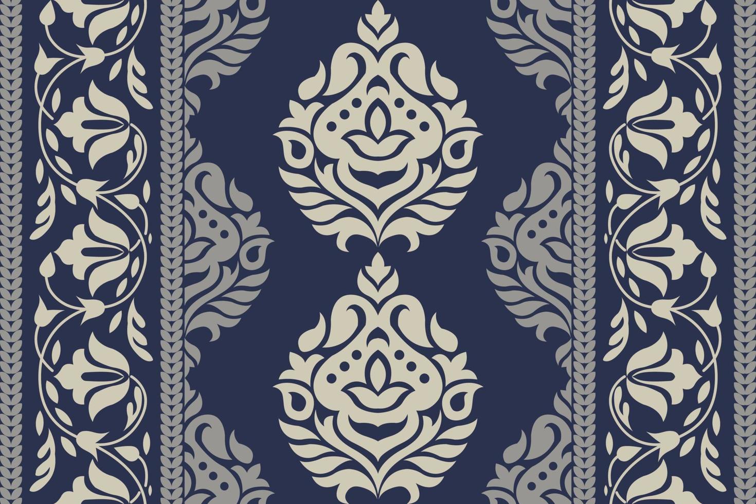 étnico modelo. pañuelo impresión. seda cuello bufanda o pañuelo. diseño para sari, patola, sari, dupatta, textil. loseta patrones. azteca estilo. floral antiguo. bohemio indio motivo estilo. ropa. vector. vector