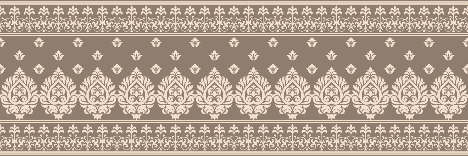 Ethnic pattern. Bandana Print. Silk neck scarf or kerchief. Design for Saree, Patola, Sari, Dupatta, textile. Tile patterns. Aztec style. Floral vintage. Bohemian Indian motif style. Clothing. Vector. vector