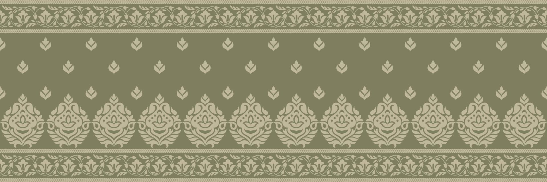 Ethnic pattern. Bandana Print. Silk neck scarf or kerchief. Design for Saree, Patola, Sari, Dupatta, textile. Tile patterns. Aztec style. Floral vintage. Bohemian Indian motif style. Clothing. Vector. vector