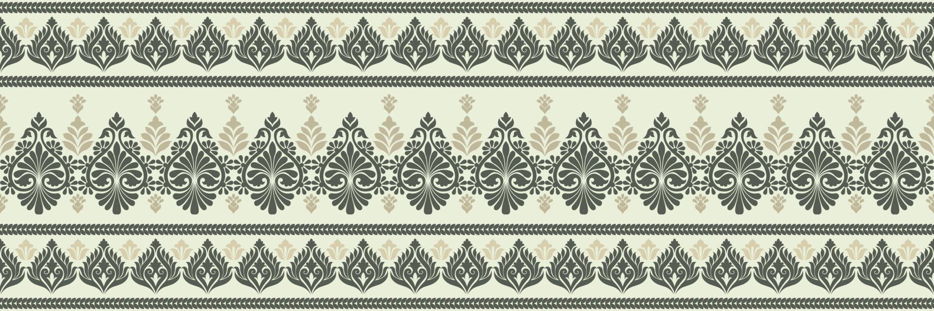 Ethnic pattern. Bandana Print. Silk neck scarf or kerchief. Design for Saree, Patola, Sari, Dupatta, textile. Tile patterns. Aztec style. Floral vintage. Bohemian Indian motif style. Clothing. Vector. vector