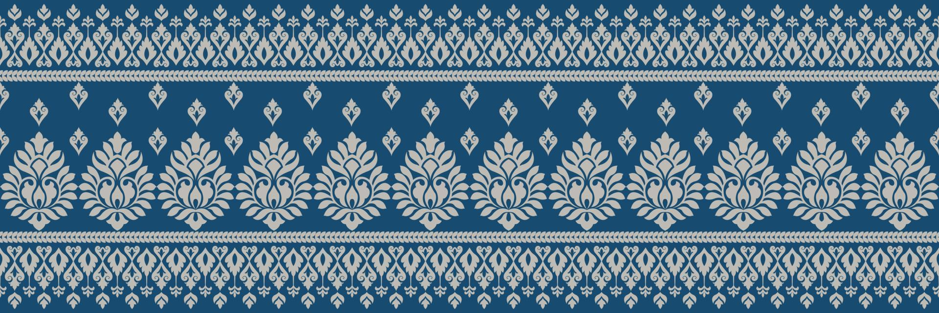 Ethnic pattern. Bandana Print. Silk neck scarf or kerchief. Design for Saree, Patola, Sari, Dupatta, textile. Tile patterns. Aztec style. Floral vintage. Bohemian Indian motif style. Clothing. Vector. vector