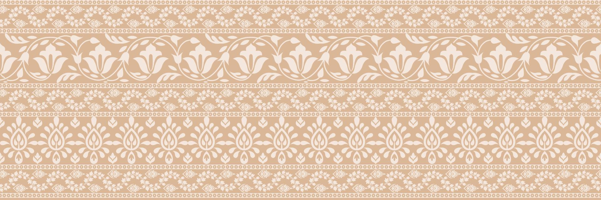 Ethnic pattern. Bandana Print. Silk neck scarf or kerchief. Design for Saree, Patola, Sari, Dupatta, textile. Tile patterns. Aztec style. Floral vintage. Bohemian Indian motif style. Clothing. Vector. vector