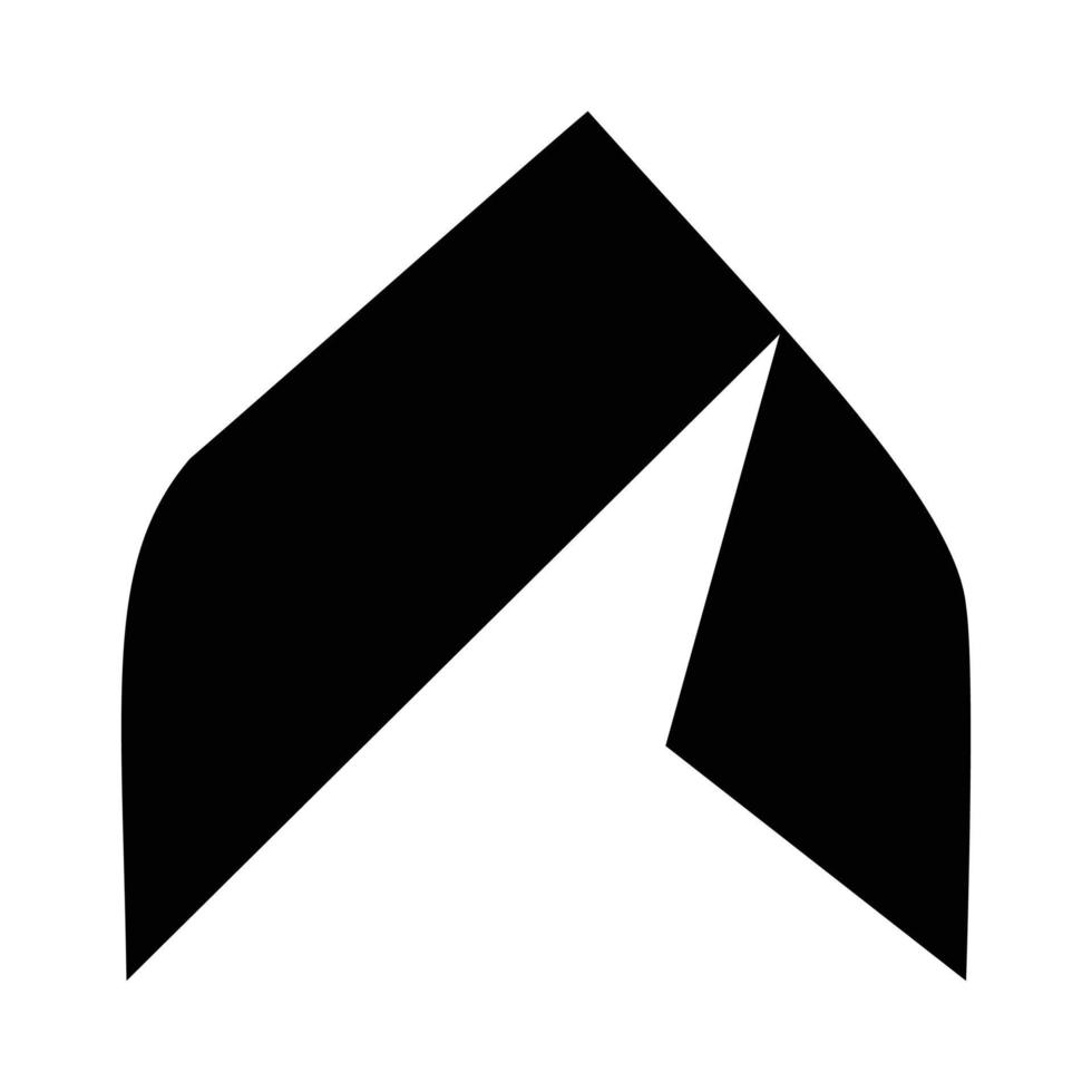 Letter A Logo style shape vector