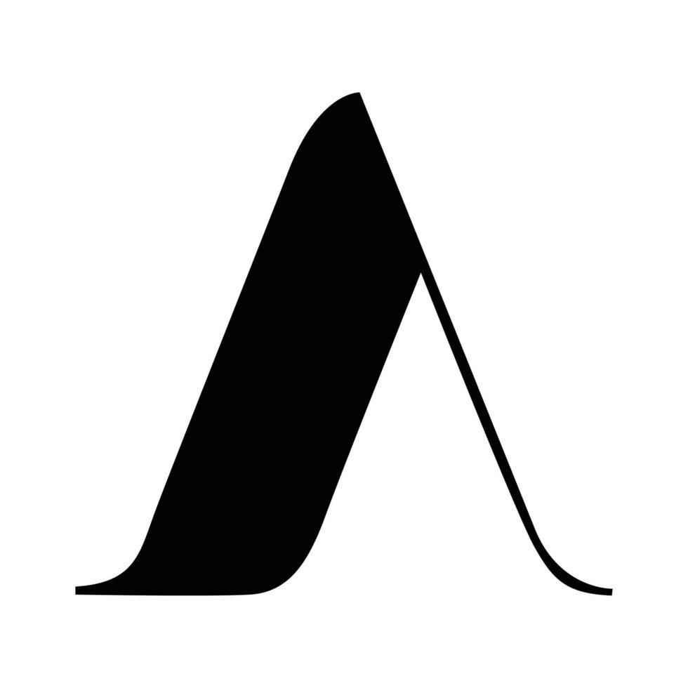 A Logo style shape vector