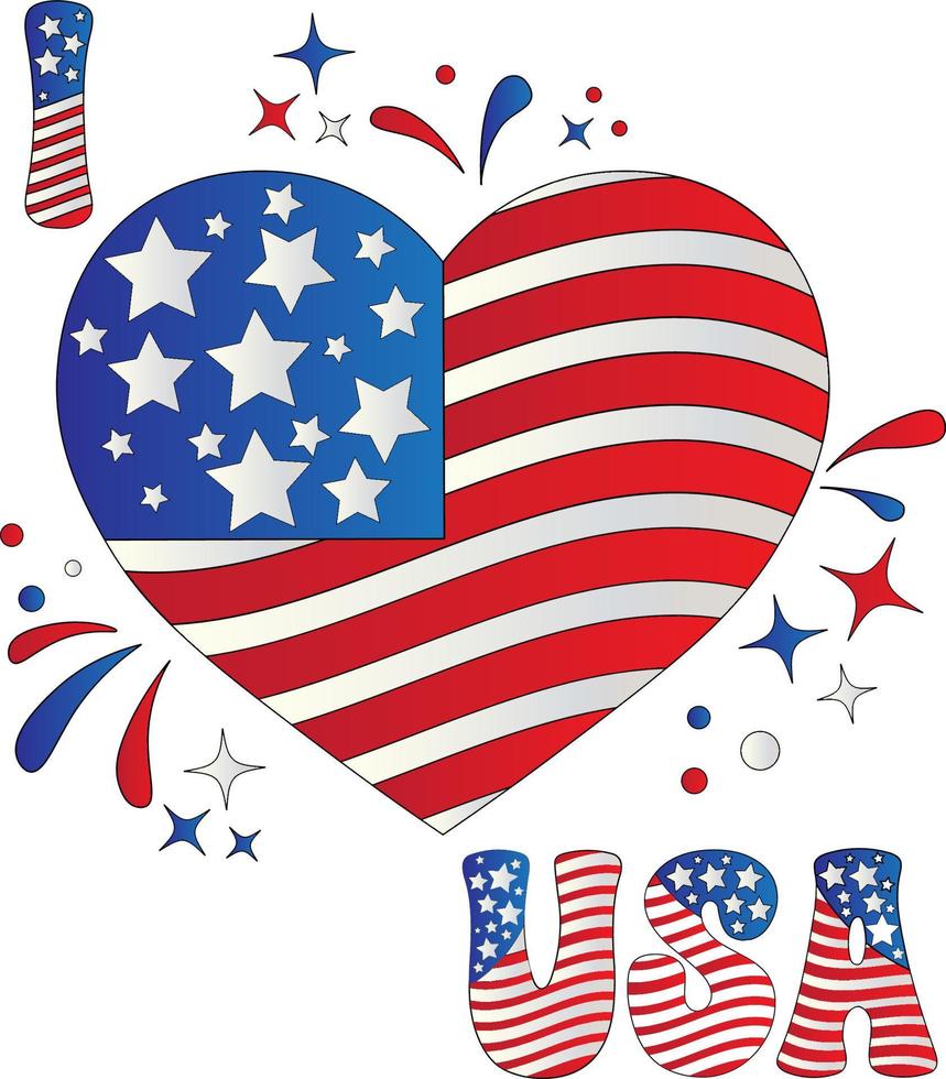 4th of july clipart vector