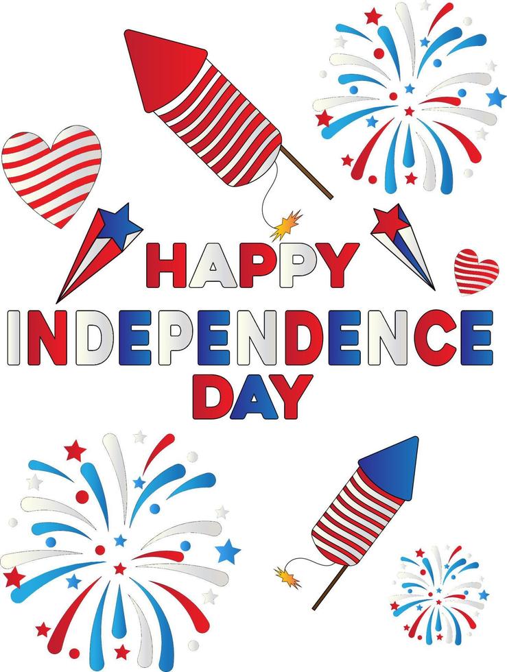 4th of july clipart vector