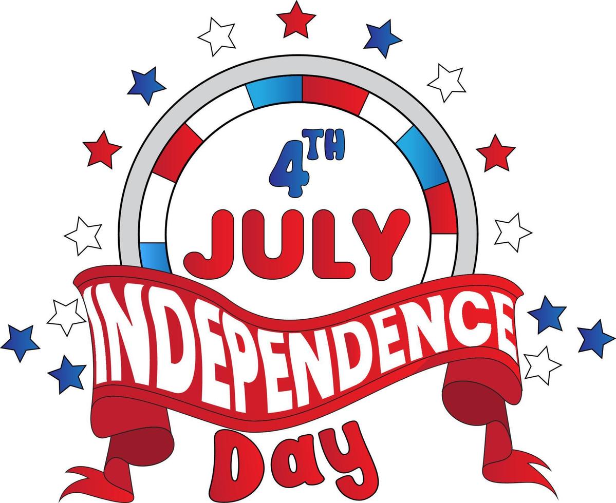 4th of july clipart vector